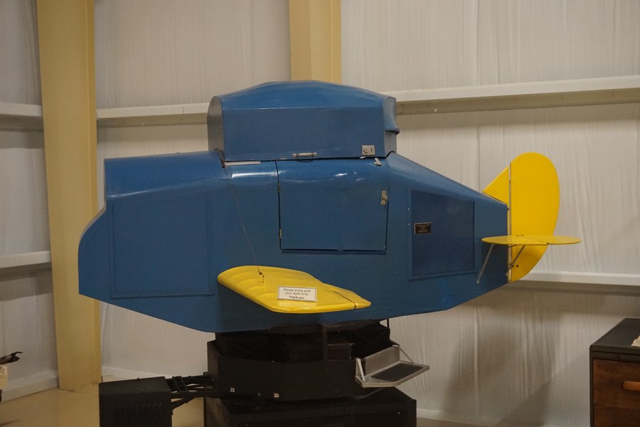 A Link Trainer flight simulator