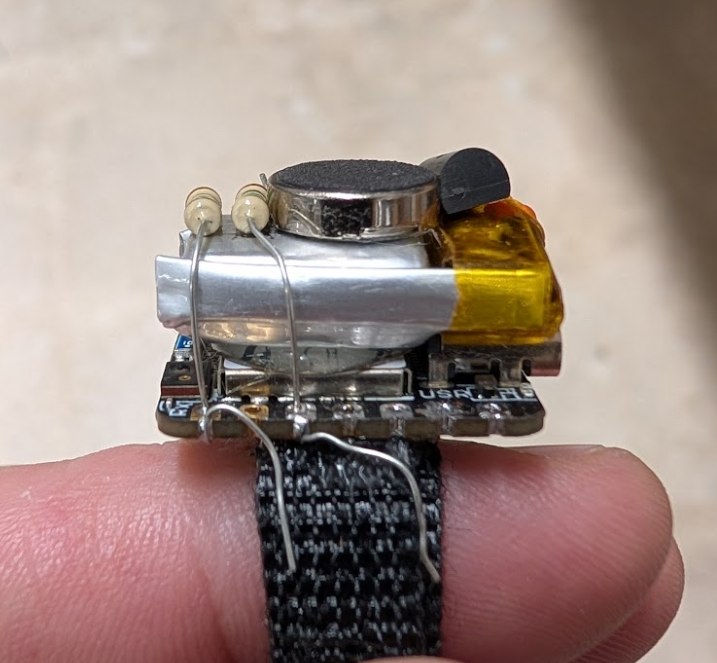 VRing: a wearable ring on an index finger