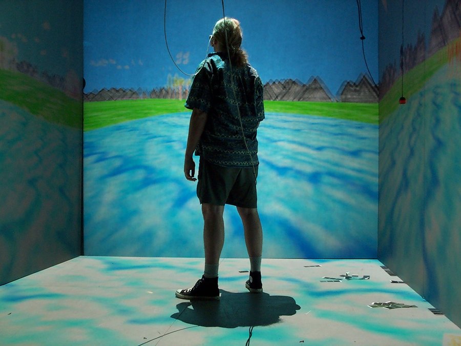 CAVE projection environment